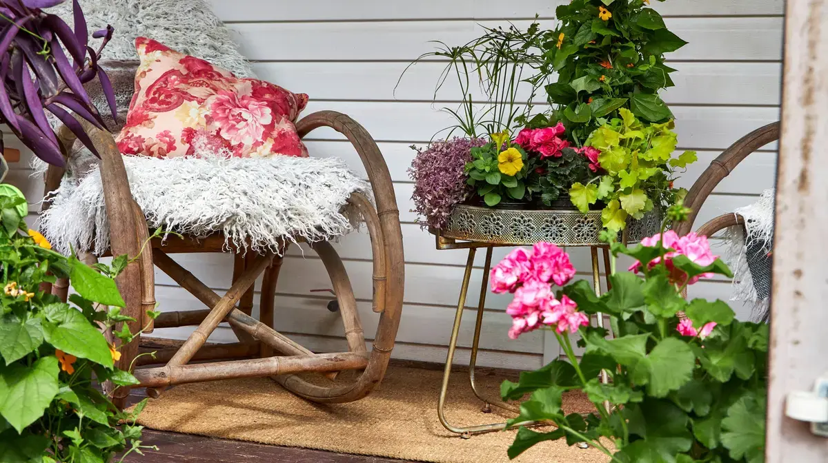 Decorație de vară pentru verandă, prietenos cu bugetul