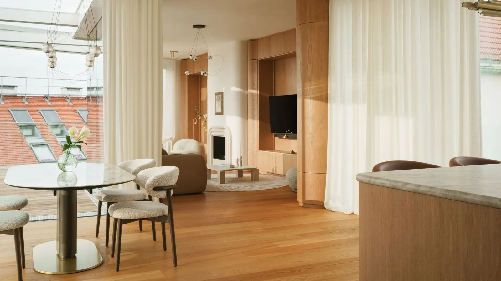 Art Nouveau într-un apartament modern din Viena