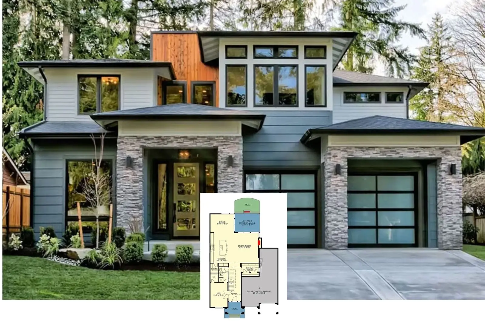 Redcedar Prairie: Casa modernă cu 5 dormitoare din nord-vest